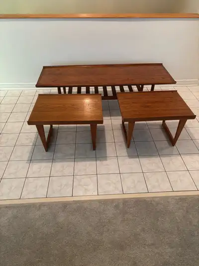 Vintage Teak Coffee Table Set (3), View more