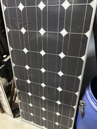 Solar Power Setup: High-Efficiency Monocrystalline Panel