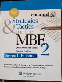 Strategies and Tactics for the MBE 2 - 3rd ed. Edition