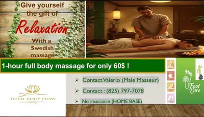 Full body Relaxation Massage - male provider, View more