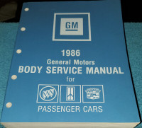 1986 GM Body Service Manual