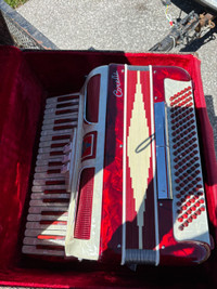 Corelli accordion with case