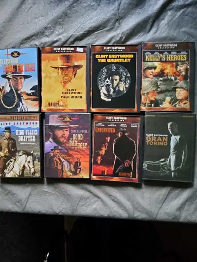 Collection of Clint Eastwood  DVDS, View more