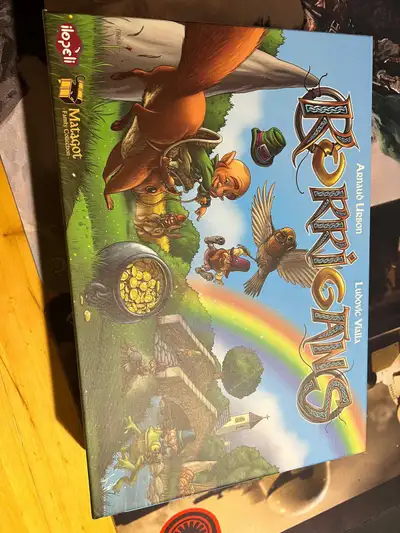 Light, fun, family game. Nice pieces, just a little light for our game group. Will accept best offer...