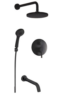 BEAUTIFUL 3-Function Shower Set in BLACK - WHOLESALE PRICES !