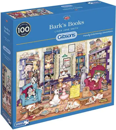 PUZZLE 1000 BARK'S BOOKS LINDA JANE SMITH COMME NEUF TAXE INCLUS, View more