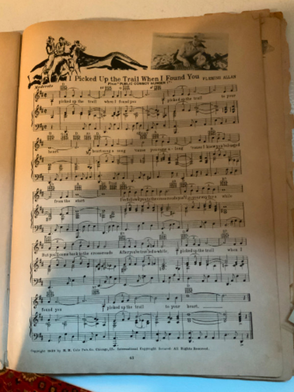 Gene Autry Song Book for Piano and Guitar in Arts & Collectibles in St. Catharines - Image 2