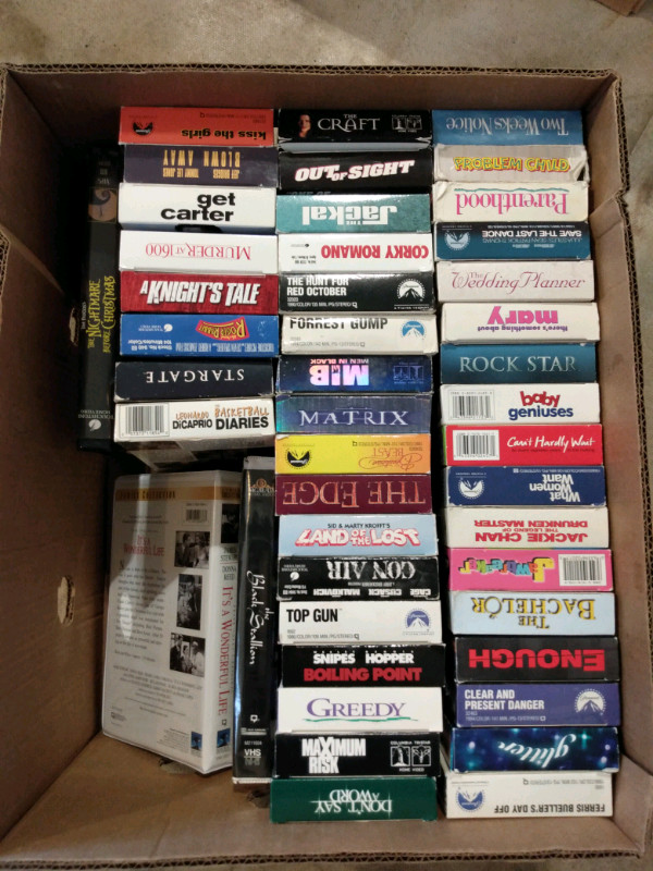 VHS tapes VCR players rewinder.  See other ads . in CDs, DVDs & Blu-ray in Strathcona County - Image 4
