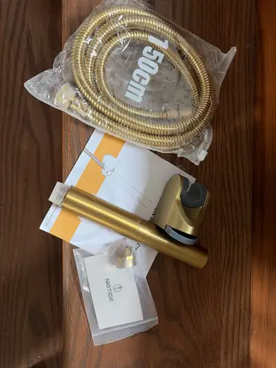 Brushed Gold Handheld Shower Head Set, View more