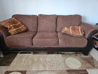 Sofa set with cushions 