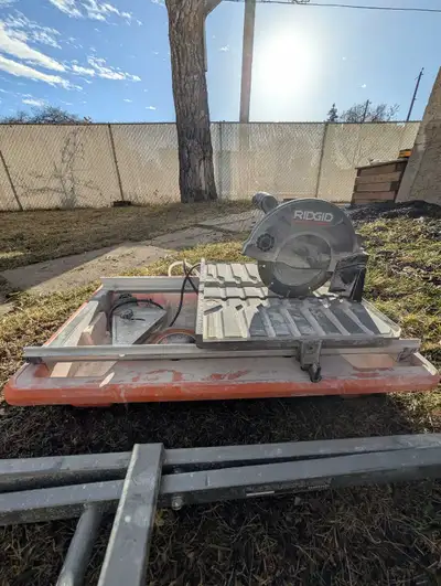 Ridgid Wet Tile Saw, View more
