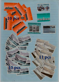 Timbres - Stamps $1 $2 $5 - à Réutiliser/to Reuse