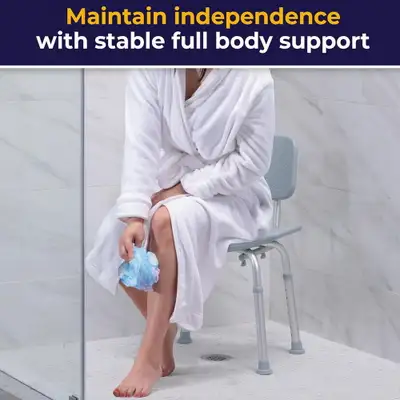 ❤️  TWO DELUXE BATH/SHOWER CHAIRS with BACKS-$50 EACH, View more