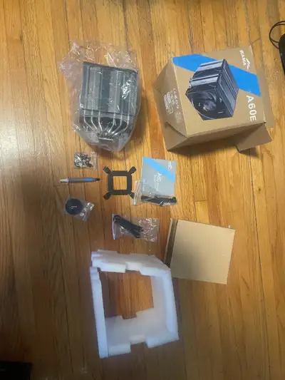 sama a60e cpu cooler dual fan, View more