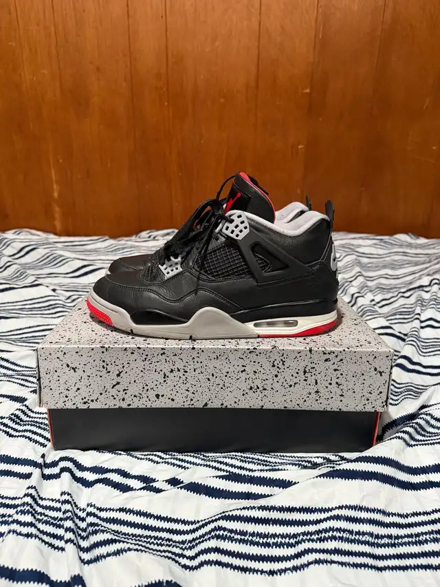 Jordan 4 Retro Bred Reimagined in Men's Shoes in Calgary - Image 3