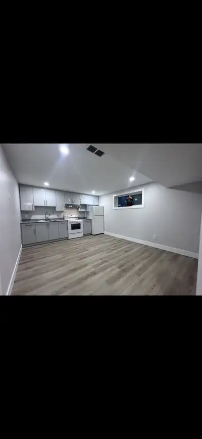 2 bedroom basement for rent, separate entrance , separate laundry, windows in both rooms and kitchen...
