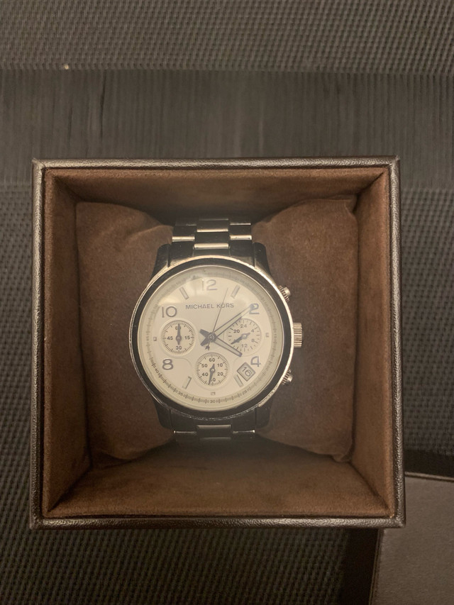 Michael Kors silver watch in Jewellery & Watches in Markham / York Region