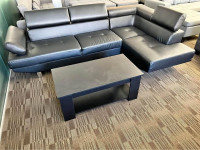 Sectional Sofa With Metal Legs.