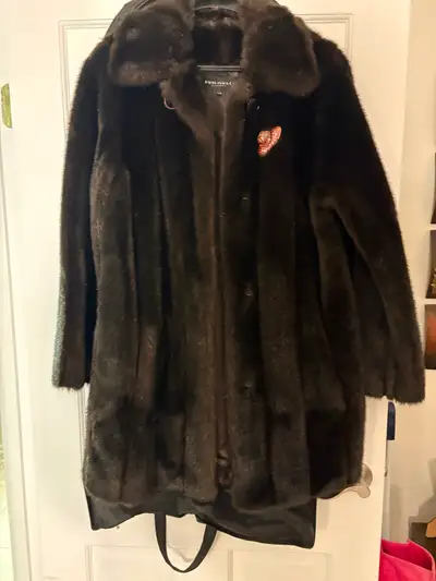 Mink fur coat, View more