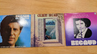 Lot de disques 33 tours (vinyles) Gilbert Bécaud