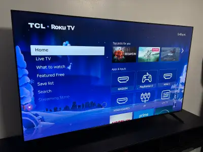 TCL smart Tv 64inc, View more