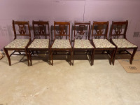 Duncan Phye dining table with 6 chairs