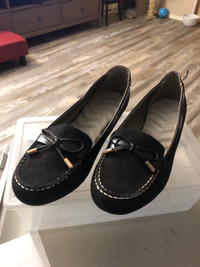 Black loafers