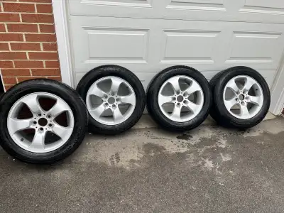 Genuine BMW style 204 Star Spoke wheels 17" diameter fitted with Firestone Destination LE tires 235/...