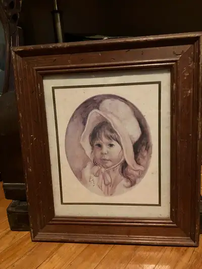 13” 1/2 x  15” 1/2Vintage Framed Vel Miller Prairie G, View more