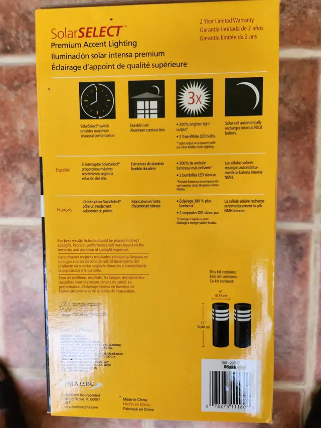 Premium Solar LED GARDEN LANDSCAPE LIGHTS - Brand New in Outdoor Lighting in Kingston - Image 5