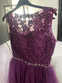 Purple prom/grad/bridesmaid dress