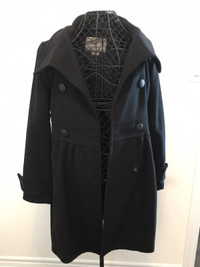 Aritzia Wilfred Black Coat