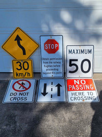 Authentic Retired Traffic Signs