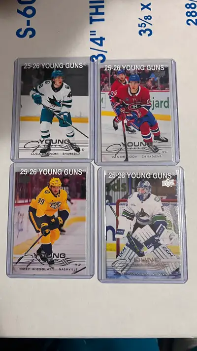 Upper Deck 2025-26 Young Guns Hockey Cards, View more