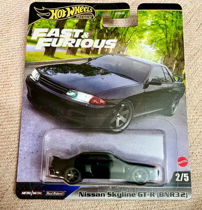 Hot Wheels 2025 - Fast & Furious X - Nissan Skyline GT-R (BNR32) Black - Premium