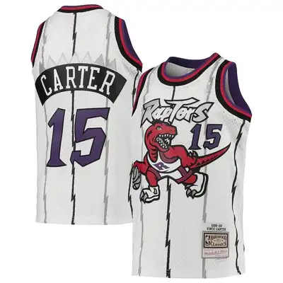Toronto Raptors Vince Carter White Retro Classic Jersey various sizes available