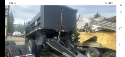 Selling a salvage title nahanni dump trailer. SALVAGE TITLE . REBUILABLE WITH PAPERS. LOCATED IN VAL...