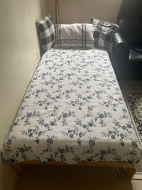 Twin sized Bed &  Mattress