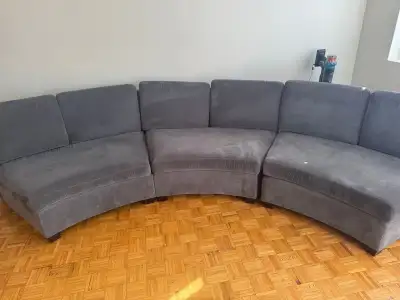 FREE - Curved Sectional Sofa, View more