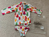Brand New Hatley Girl Rashguard set (swimsuit kid size 7)