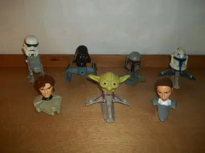 Star Wars actions figures in their vessel, View more