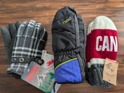 BRAND NEW!!! GLOVES/MITTENS ALL MEDIUM SIZE.ASKING $15.00 EACH, View more