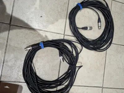 Microphone xlr cables various lengths, View more