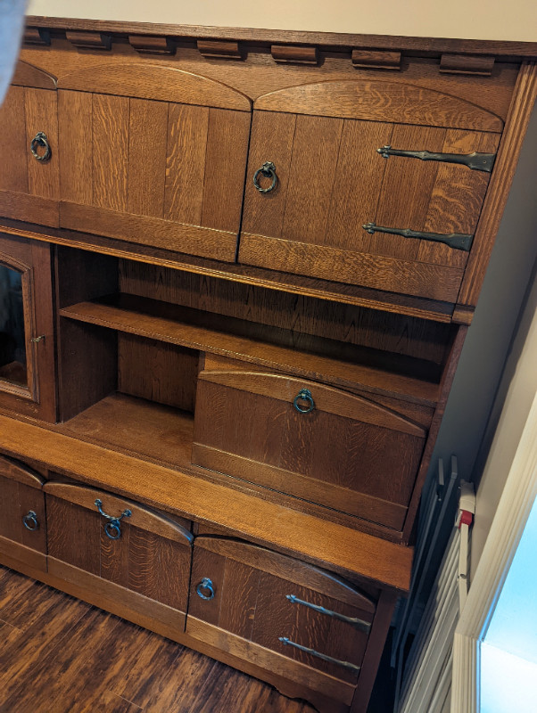 Solid wood Dutch wall unit / hutch extra large, LOTS of storage