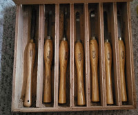 Marples Wood Turning chisels - set of 7