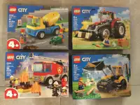 Lego city 60325, 60385, 60287 et 60280 