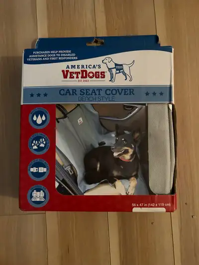 America's Vet Dogs Car Seat Cover Bench Style New, View more