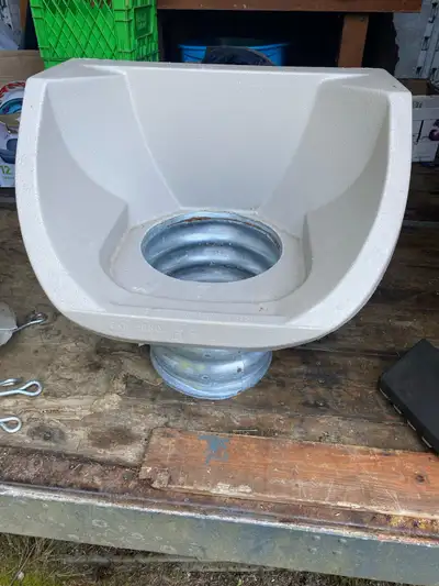 New culvert headwalls Approximately 12” inner diameter
