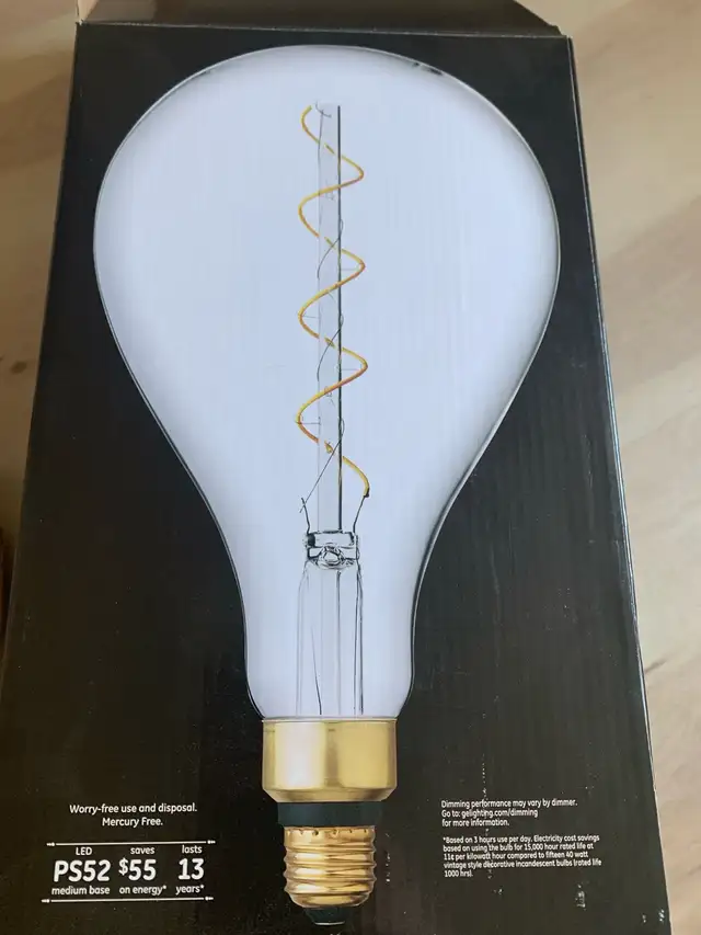 Pendant light with oversized vintage Look Bulb in Indoor Lighting & Fans in Calgary - Image 5