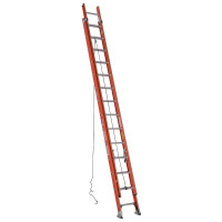 Werner 28-ft Type 1A - 300 lbs. Capacity Fiberglass Ext Ladder